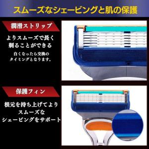 ジレット替刃 互換性 4個 8個 16個 5枚...の詳細画像2