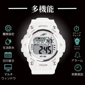 腕時計 デジタル デジタル腕時計 メンズ レデ...の詳細画像1