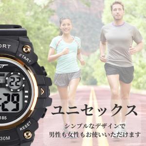腕時計 デジタル デジタル腕時計 メンズ レデ...の詳細画像5