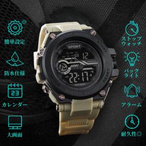 腕時計 メンズ デジタル デジタルウォッチ ミ...の詳細画像1