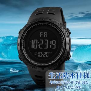 腕時計 デジタル メンズ レディース 大画面 ...の詳細画像3