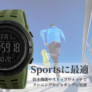 腕時計 デジタル メンズ レディース 大画面 ...の詳細画像5