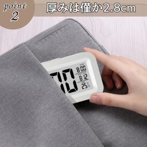 置き時計 小さい デジタル デジタル置時計 電...の詳細画像2