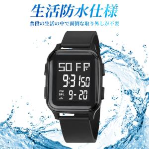 腕時計 レディース メンズ キッズ デジタルウ...の詳細画像3