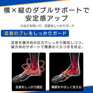 足首 サポーター 固定 安定 加圧 ベルト式 ...の詳細画像4
