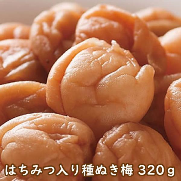 はちみつ入り 種ぬき梅 320グラム 梅干し 種なし 紀州南高梅