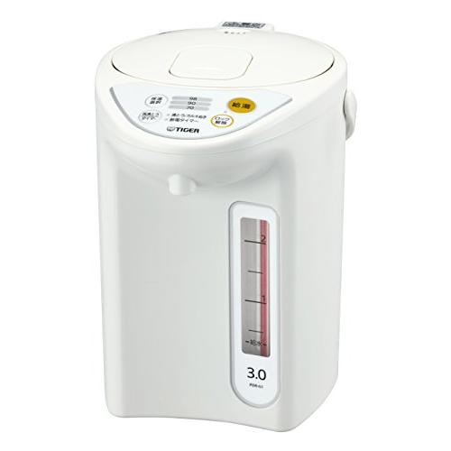 タイガー 魔法瓶 マイコン 電気 ポット 3L ホワイト PDR-G301-W Tiger