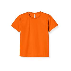 [グリマー] 半袖 4.4oz ドライTシャツ (クルーネック) 00300-ACT_K キッズ サンセットオレンジ S｜pointpop