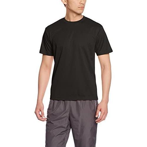 [グリマー] 半袖 4.4oz ドライ Tシャツ [UV カット] ブラック 7L