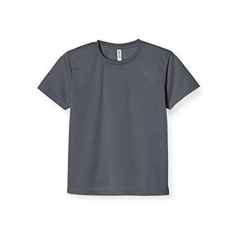 [グリマー] 半袖 4.4oz ドライ Tシャツ [UV カット] ダークグレー 7L