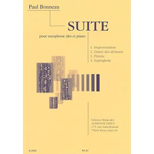 ボノー : 組曲 サクソフォンとピアノのための (サクソフォン、ピアノ) ルデュック出版｜pointpop