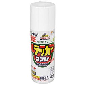 アサヒペン アスペンラッカースプレー 420ML ツヤ消しクリヤ
