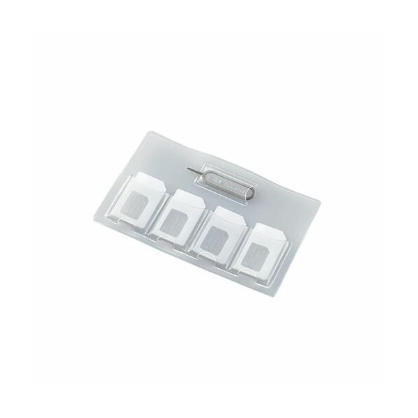 (5個セット)エレコム CMC-SIMC01CR SIMカードケース クリア