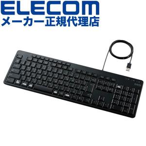 ELECOM（エレコム） 赤軸 フルサイズ 有線 メカニカル フルキーボード