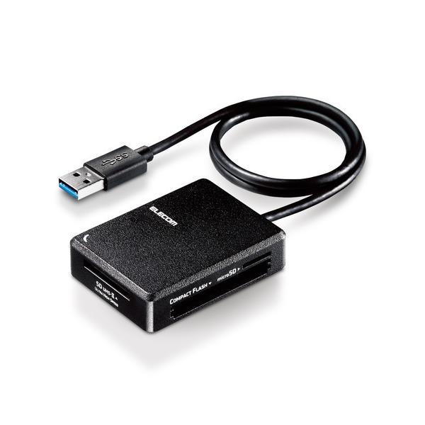エレコム MR3-C402BK メモリリーダライタ USB3.0 対応 メモリカードリーダ / 高速...