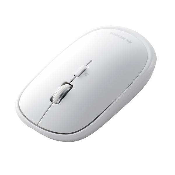 エレコム M-TM15BBWH Bluetoothマウス 充電式 Bluetooth 4.2 薄型 ...