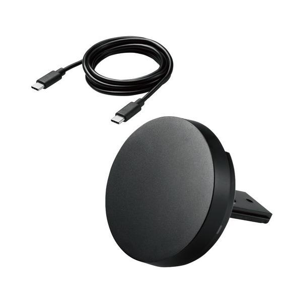 エレコム W-MA03BK ワイヤレス充電器 3way マグネット 内蔵 ワイヤレス 充電器 7.5...