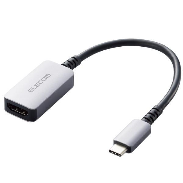 【正規代理店】 エレコム AD-CHDMIQSSV USB-C HDMI 変換 高耐久 (USB C...