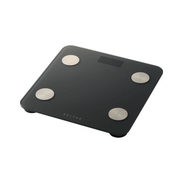 エレコム HCS-BTFS01BK 体重計 体組成計 ヘルスメーター Bluetooth スマホ連動...
