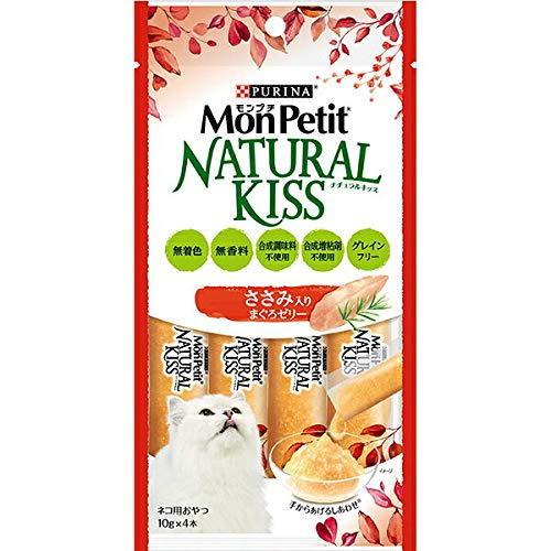 ネスレ日本 モンプチナチュラルキッス ささみ入りまぐろゼリー 40g ネコ マグロ キッズ ペレット...