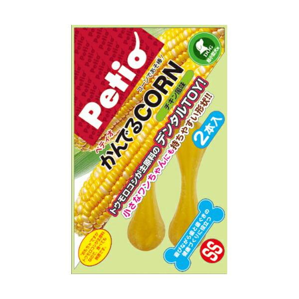 ペティオ かんでるCORN コーン チキン風味 SS 超小型犬用 超小型犬 日本製 Petio W2...