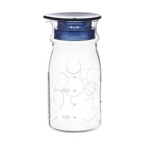 【5個セット】 iwaki KBT2893-BL 耐熱ガラス ピッチャー 冷水筒 ブルー 600ml クールサーバー 麦茶 お茶 ポット イワキ AGCテクノグラス AGC