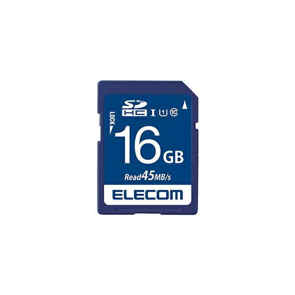 【3個セット】エレコム MF-FS016GU11R SD カード 16GB UHS-I U1 データ...