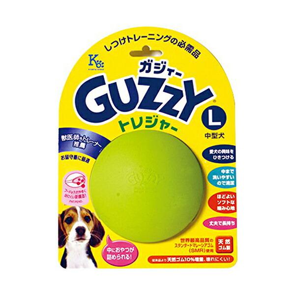 エーアイプロダクツ GUZZY ガジィー犬用おもちゃ ガジィートレジャー L グリーン 犬 トレーニ...