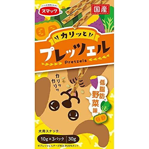 【5個セット】 プレッツェル低脂肪野菜味 30g 犬用 犬フード （株）スマック