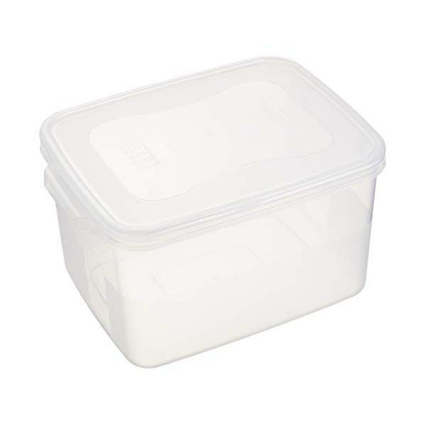 リス 漬物容器 角型 クリア 5.3L ぬか漬けシール容器 角5型 ミニレシピ付き 日本製 沖縄 家...