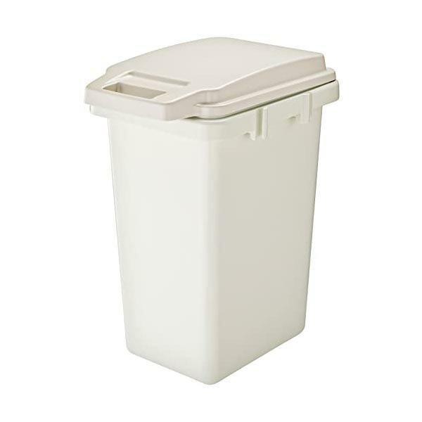 リス ゴミ箱 ワンハンドパッキンペール ベージュ 45L H&amp;H 日本製 45JS 小物 生ゴミ 部...