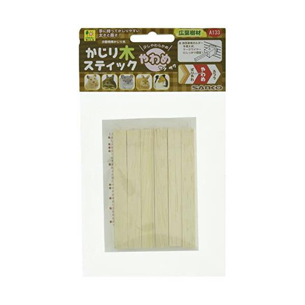 (3個セット) 三晃商会 かじり木スティック やわめ W 80 × D 9 H 9(mm) うさぎ ...
