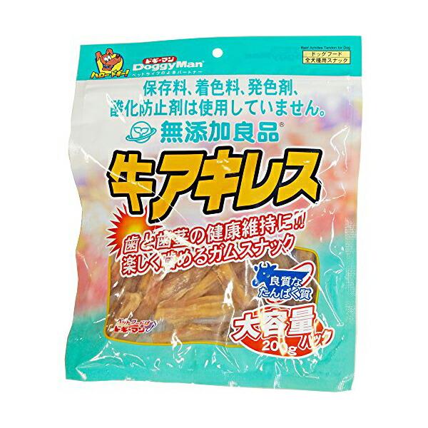 ドギーマン 無添加良品 牛アキレス 200g おやつ 全犬種用 1歳以上の成犬~ ドッグトリーツ ハ...