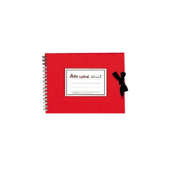 マルマン S310-01 F0 スケッチブック アートスパイラル 画用紙 24枚 赤 商品は1点 (...