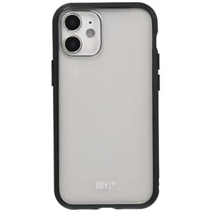 グルマンディーズ gourmandise IIIIfit(clear) iPhone12 mini(5.4インチ)対応ケース ブラック IFT-72BK