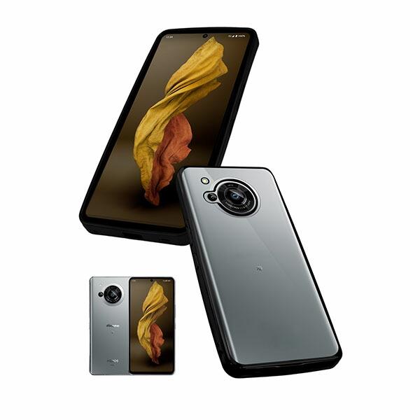 shizukawill AQUOS R7 サイドメッキ加工 TPU クリアケース SHAQR7CLB...