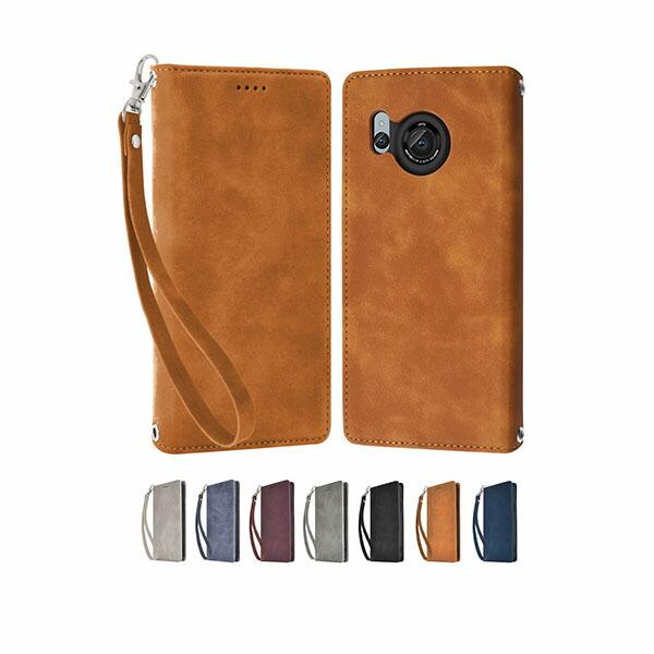 shizukawill AQUOS R8 手帳型 ケース アイファンデ2 SHAQR8IF2LBR