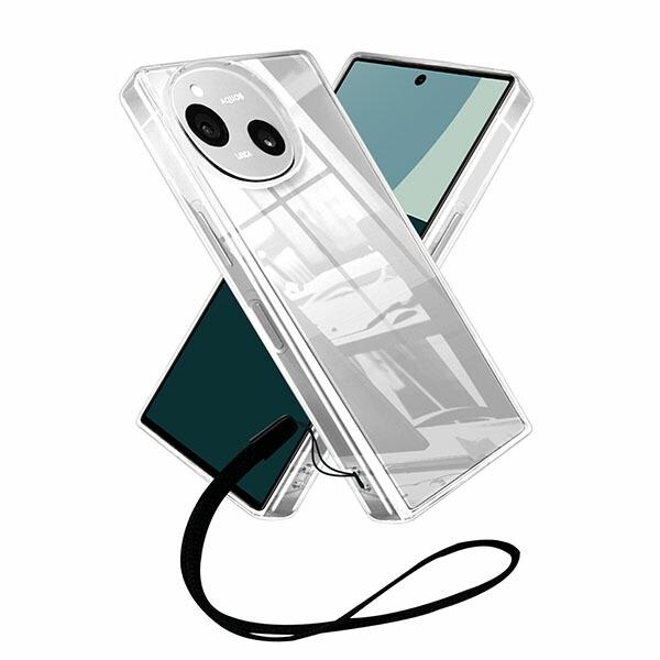 shizukawill AQUOS R9 SH-51E クリアケース 透明 クリア ケース カバー ...