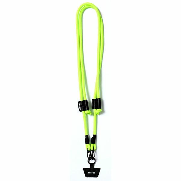 大雪屋 HOLDTUBE SHOULDER STRAP 6R 6mm ROPE NEON GREEN...