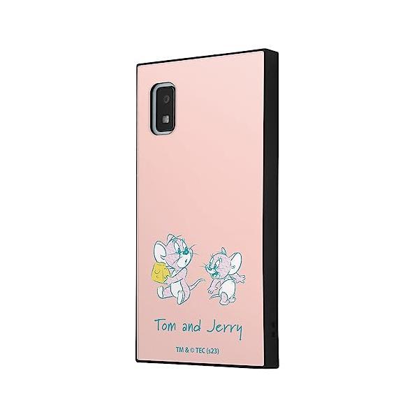 イングレム AQUOS wish3 ケース トムとジェリー 耐衝撃 カバー KAKU ジェリーとタフ...