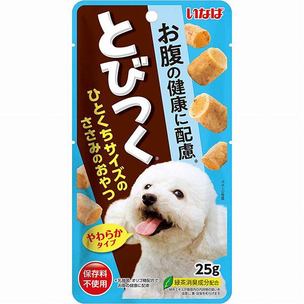(3個セット) いなばペットフード いなば とびつく お腹の健康に配慮 25g 犬用おやつ やわらか...
