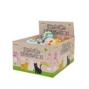 (12個セット) ペットプロジャパン ペットプロ にゃんこのおもちゃBOX カラフルボール 1BOX（24個）
