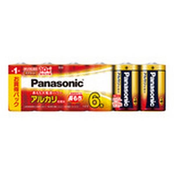 パナソニック アルカリ乾電池 単1形 6本 LR20XJ/6SW