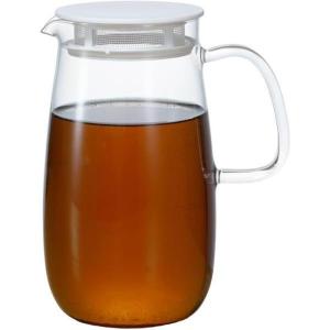 (24個セット) HARIO レンジでかんたん麦茶ポット むぎちゃん 1000ml ホワイト XMP-1000-W