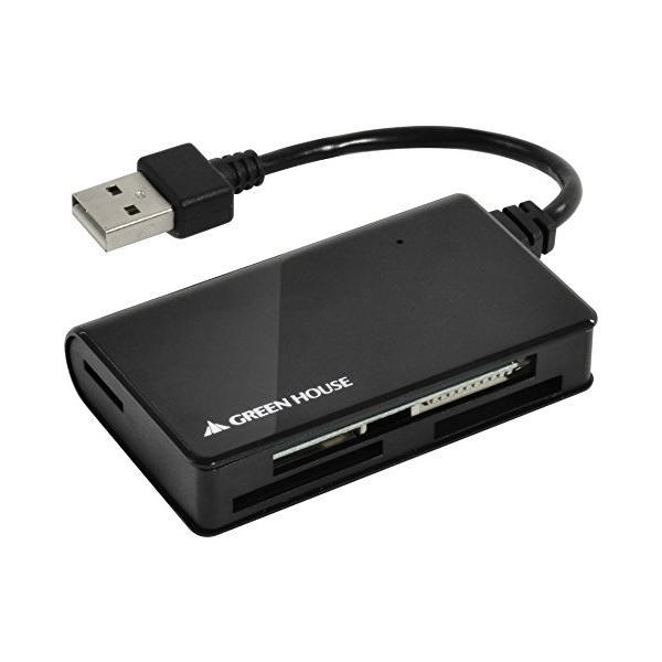 【正規代理店】 グリーンハウス GH-CRM1A-BK SDXC対応USB2.0カードリーダ/ライタ...