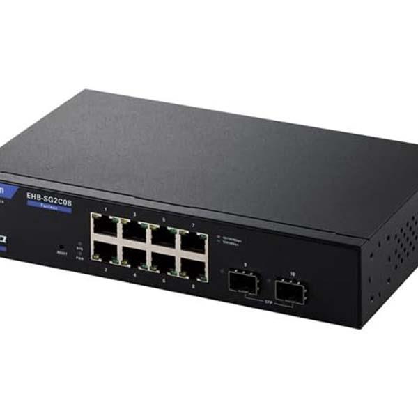 ELECOM レイヤー2 Giga対応 Webスマートスイッチ/EHB-SG2Cシリーズ/RJ-45...