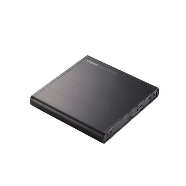 ロジテック LDR-PMJ8U2VBK DVDドライブ 外付け USB2.0 編集 再生 書き込み対...