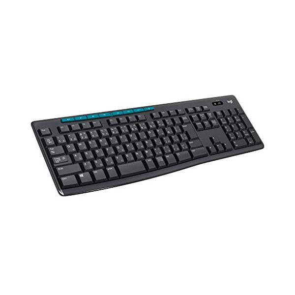 ロジクール Wireless Keyboard k275 ブラック オフィス テンキー付 薄型 ワイ...