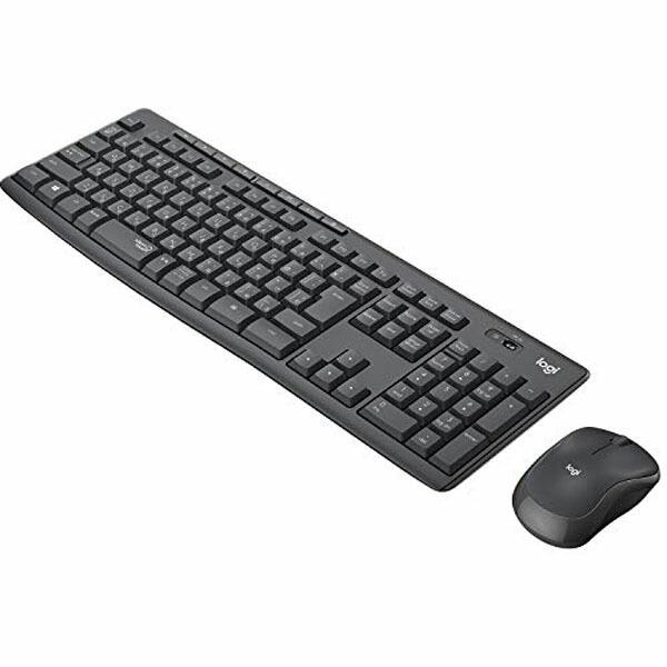 (2個セット) ロジクール MK295GP ワイヤレスマウス キーボード セット 静音 耐水 無線 ...