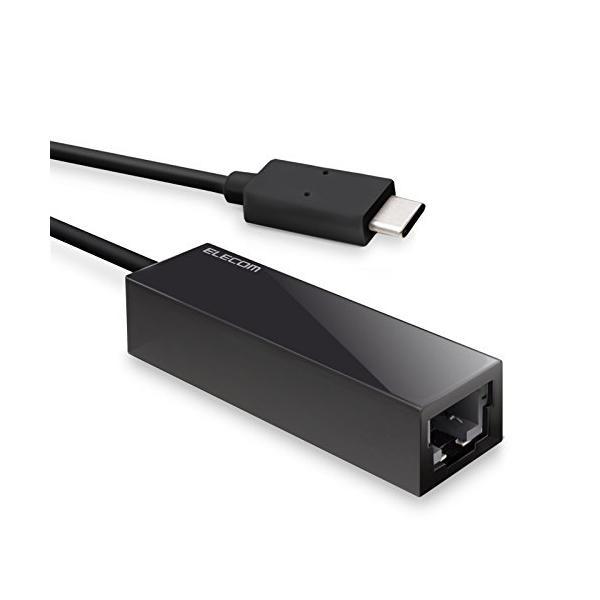 【正規代理店】 エレコム EDC-GUC3-B ELECOM 有線LANアダプター USB3.1 G...